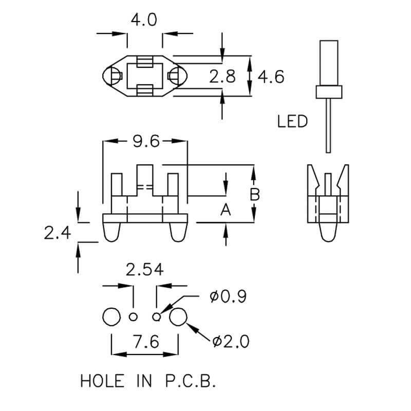 LED Lens Holder LC-LQ3T